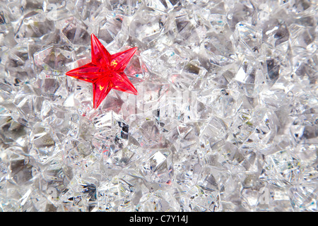 Stelle decorazione per il natale Foto Stock