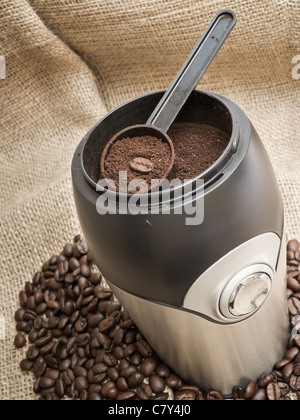 Caffè macinato Foto Stock