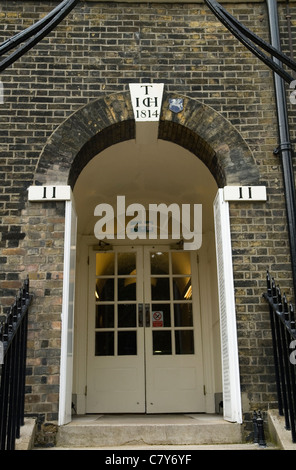 Locande della corte di Londra. Regno Unito. 11 Re panca a piedi tempio interno Barristers Chambers Foto Stock