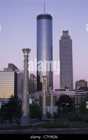 Stati Uniti d'America, Georgia, Atlanta, Centennial Olympic Park Foto Stock