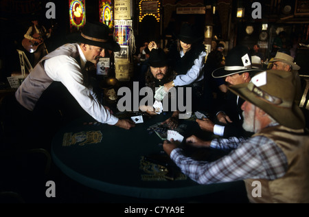 Stati Uniti d'America, Arizona, Old Tucson, ricostruzione del vecchio west Foto Stock