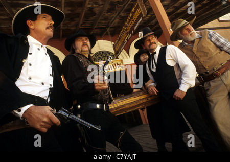 Stati Uniti d'America, Arizona, Old Tucson, ricostruzione del vecchio west Foto Stock