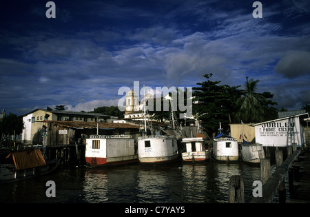 Il Brasile, Parà Stato, Belem, porto fluviale Foto Stock