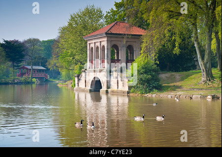 Il Boathouse, Birkenhead Park, Birkenhead, Wirral, Merseyside England, Regno Unito Foto Stock