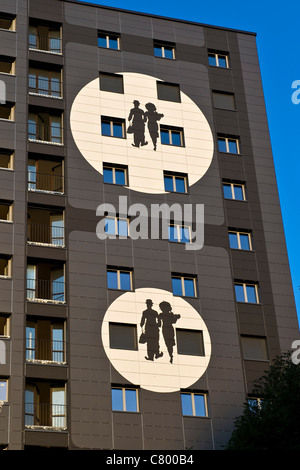 Omaggio a Charlie Chaplin, Vevey, Svizzera Foto Stock