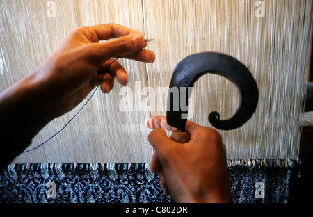 India, Kashmir Srinagar, tappeti Foto Stock