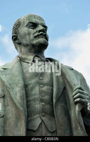 Statua di Vladimir Lenin a Yalta, Crimea, Ucraina. Foto Stock