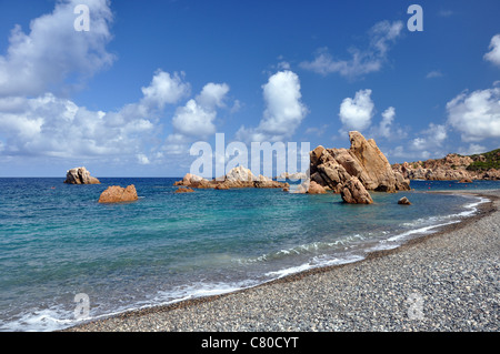 Spiaggia di Tinnari nel nord ovest della Sardegna. Olbia - Costa Paradiso Foto Stock