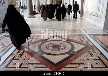 In Siria, a Damasco, Umayyad moschea. Foto Stock