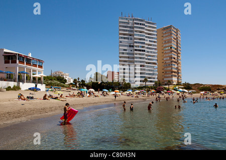 Torreguadiaro spiaggia San Roque Cadice Andalusia Spagna Foto Stock
