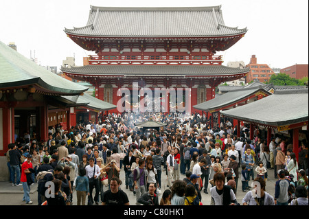 Giappone, Tokyo, Asakusa, il tempio di Sensoji Foto Stock