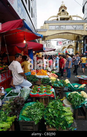 Filippine, Manila, Quiapo trimestre, street market Foto Stock