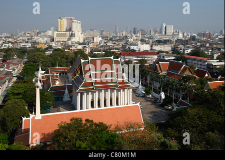Thailandia, Bangkok, Wat Sa Ket tempio buddista Foto Stock