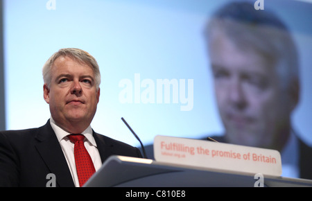 CARWYN JONES AM ministro ombra per il Galles il 26 settembre 2011 la AAC LIVERPOOL ENGLAND Foto Stock