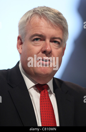 CARWYN JONES AM ministro ombra per il Galles il 26 settembre 2011 la AAC LIVERPOOL ENGLAND Foto Stock