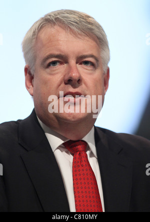 CARWYN JONES AM ministro ombra per il Galles il 26 settembre 2011 la AAC LIVERPOOL ENGLAND Foto Stock