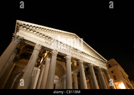 Pantheon di notte. Roma. Italia Foto Stock