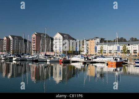 Portishead Marina Somerset England Regno Unito Foto Stock