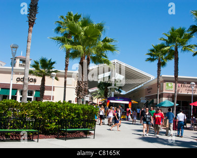 Shopping Mall in Orlando Florida USA Foto Stock