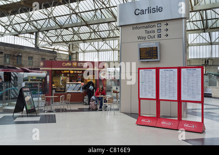 Carlisle stazione ferroviaria Foto Stock