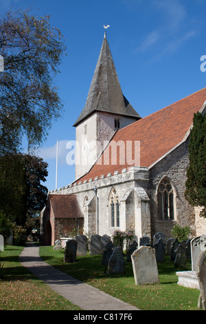 Chiesa della Santa Trinità, Bosham, West Sussex Foto Stock