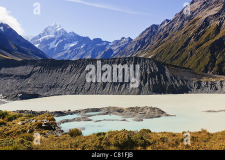 Nuova Zelanda Aoraki Parco nazionale di Mount Cook Isola del Sud Foto Stock