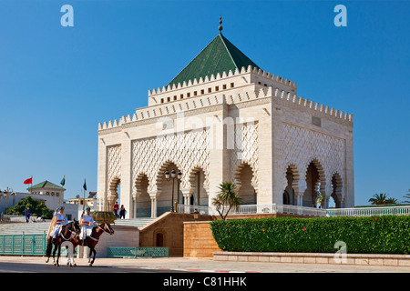 Il Marocco, Rabat, Mausoleo di Mohammed V Foto Stock