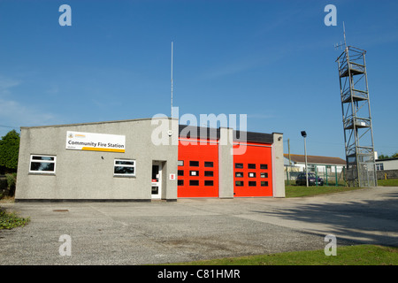 Mullion comunità la stazione dei vigili del fuoco in Cornwall Inghilterra. Foto Stock