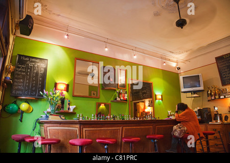 Il Vietnam, Hanoi, Bar scena Foto Stock