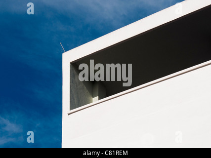 Dettagli architettonici, Houe da Le Corbusier e Pierre Jeanneret, Museo Weissenhof, Weissenhofsiedlung di Stoccarda, Germania Foto Stock