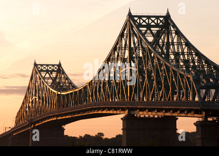 Jacques Cartier Bridge, Montreal, Quebec, Canada. Foto Stock