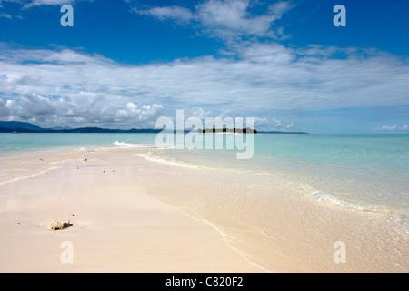 Madagascar Nosy Iranja l'isola la spiaggia e l'oceano mare oceano Indiano Africa Foto Stock