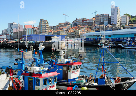 Porto di pesca. Vigo, Galizia, Spagna. Foto Stock