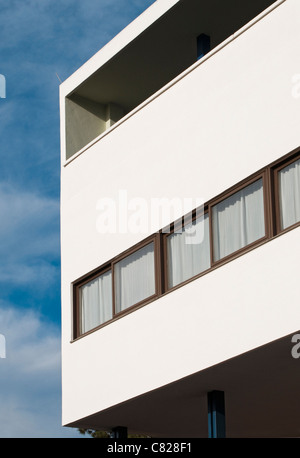 Dettagli architettonici, Houe da Le Corbusier e Pierre Jeanneret, Museo Weissenhof, Weissenhofsiedlung di Stoccarda, Germania Foto Stock