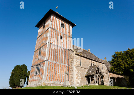 Santa Maria Vergine Chiesa a Upleadon, Gloucestershire, England, Regno Unito Foto Stock