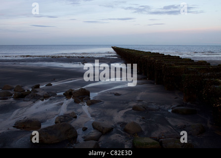 Seaton Carew beach Foto Stock