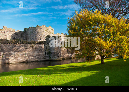 Beaumaris Castle Beaumaris Anglesey North Wales UK. Foto Stock