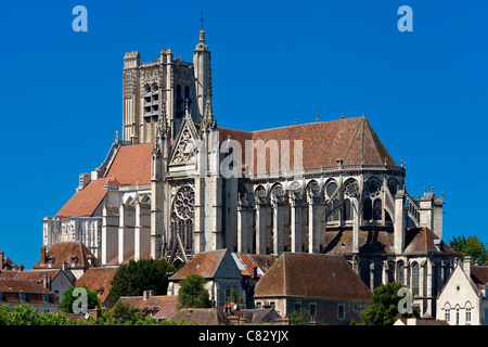 L'Europa, Yonne, Auxerre, cattedrale Saint-Etienne Foto Stock