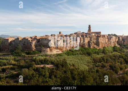 Pitigliano in provincia di Grosseto, Toscana Foto Stock