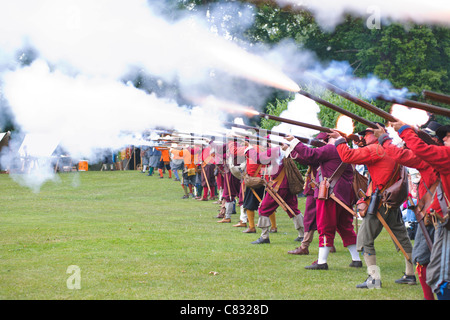 Guerra Civile Inglese rievocazione Foto Stock