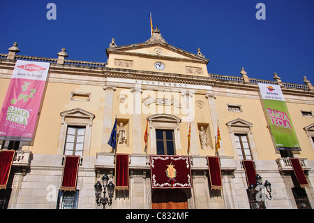 Ayuntamiento, Plaça de la Font, Città Vecchia, Tarragona, Costa Daurada, provincia di Tarragona Catalogna Foto Stock