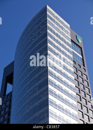 ABN Amro Bank Headquarters sulla Zuidas ad Amsterdam in Olanda. Foto Stock