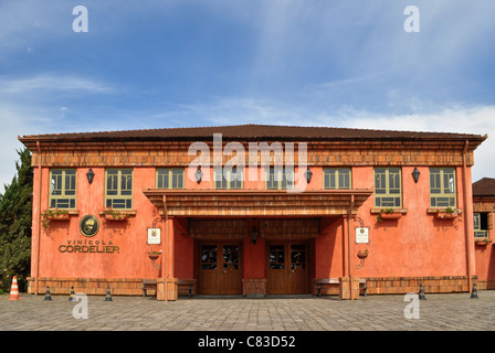 Vinícola Cordelier cantina nella valle dei vini ( Vale dos Vinhedos) Bento Gonçalves Brasile Foto Stock