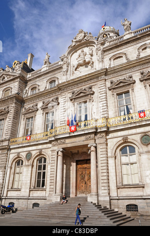 Hôtel de Ville (municipio) a Place des Terreaux a Lione, Francia Foto Stock