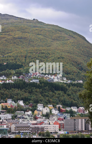 Città di Narvik, Norvegia Foto Stock