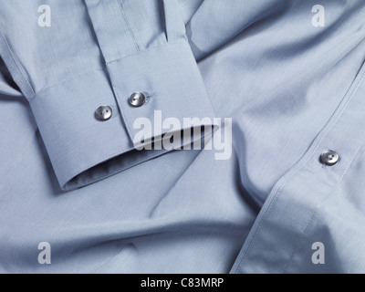 Primo piano di una mens Dress shirt Foto Stock