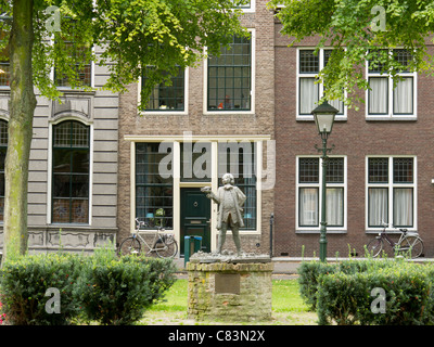 La piazza di Havenpark in Zierikzee, Schouwen-Duiveland, Zeeland, Paesi Bassi Foto Stock