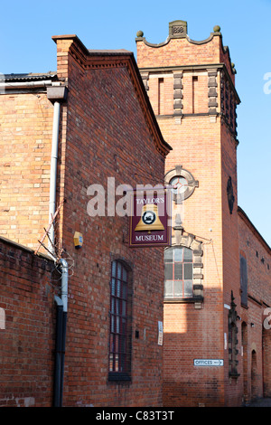 Parte anteriore del John Taylor la fonderia di campane, Loughborough, Inghilterra. Il business risale al 1784 e si stabilirono a Loughbrough nel 1839. Foto Stock