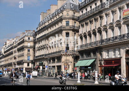 Viale dell'Opera, Parigi, Francia Foto Stock