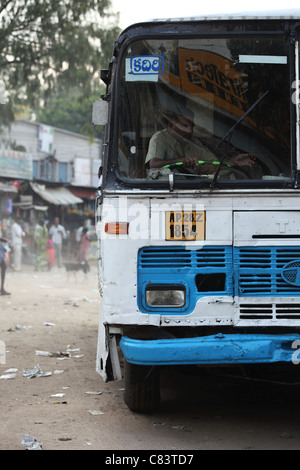 Bus in Andhra Pradesh in India del Sud Foto Stock